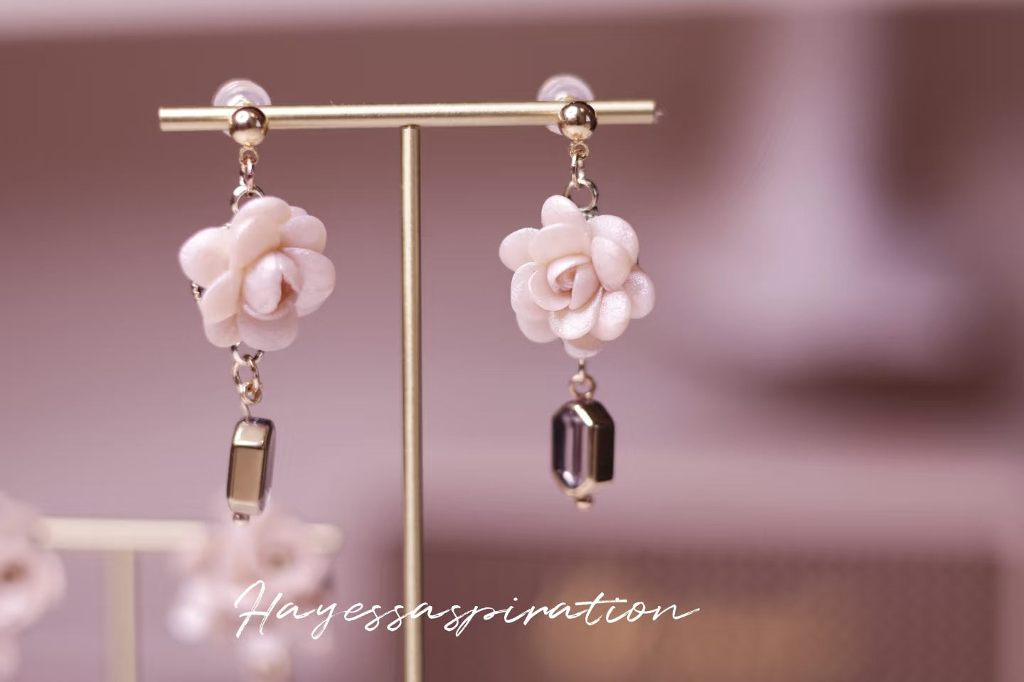 Ivory Petal Grace Earrings