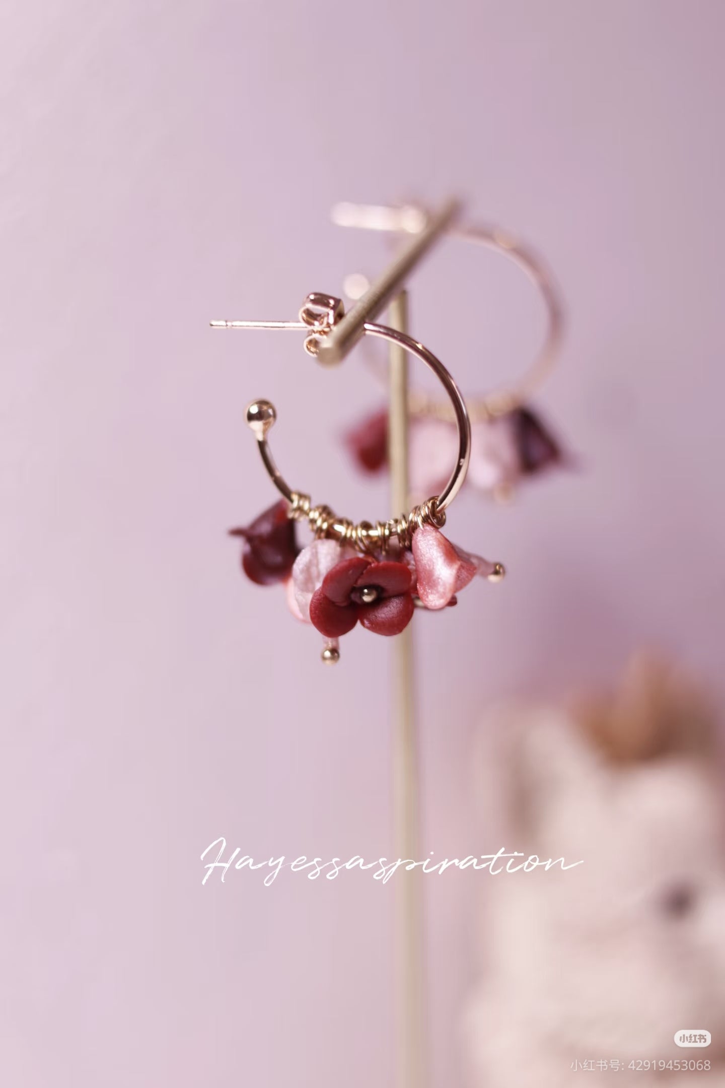 Vintage Blossom Chain Earrings