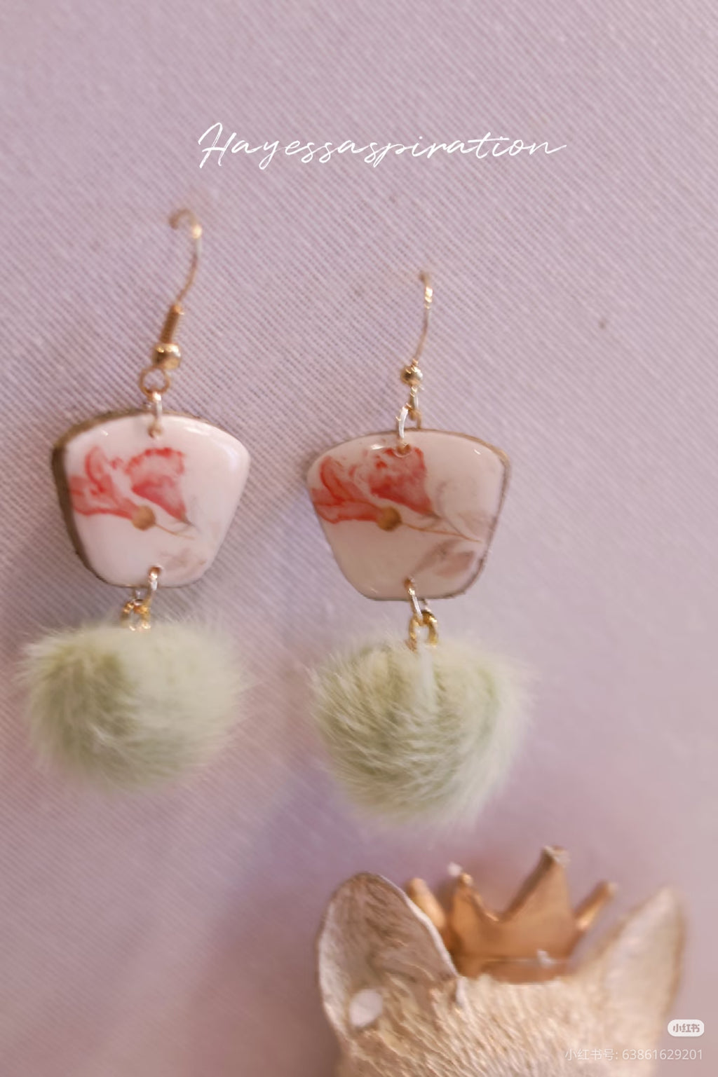 Oriental Lily Earrings