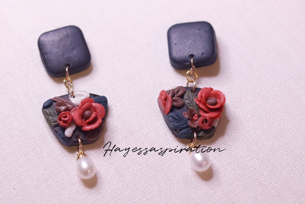 Antique Rose Garden Earrings