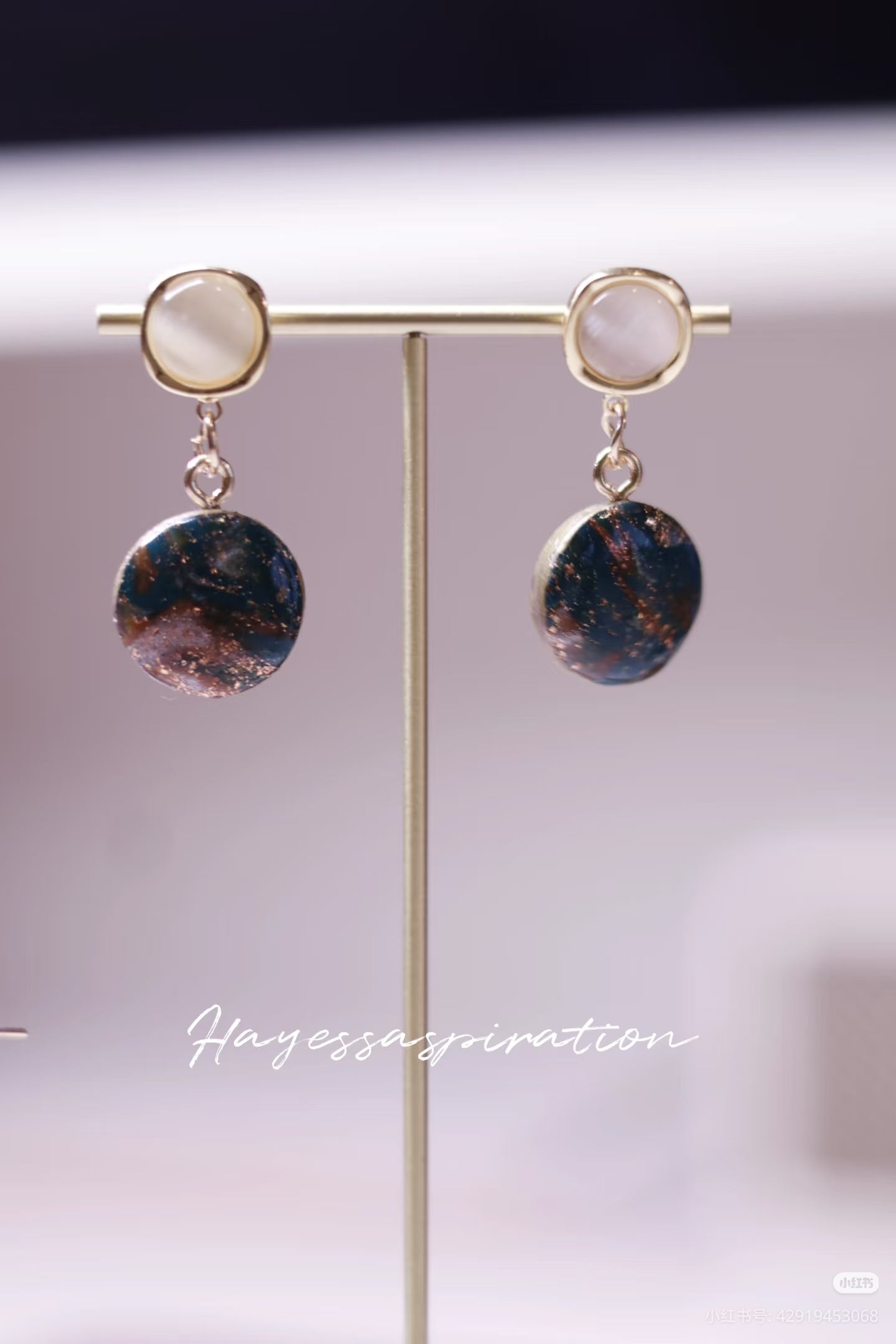 Cosmic Elegance Drop Earrings