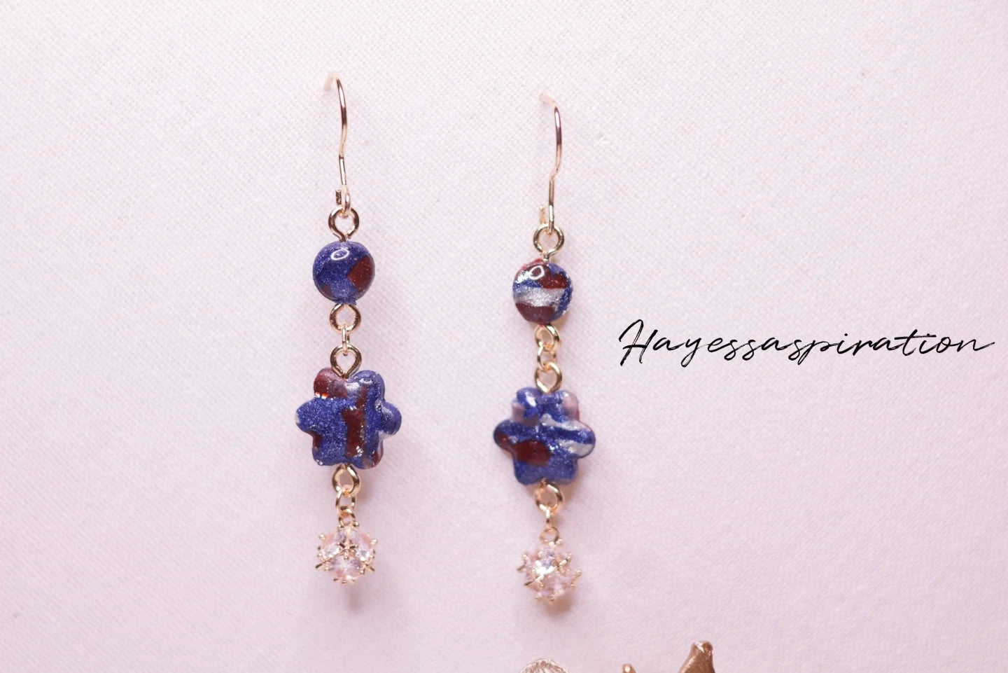 Starlit Mosaic Cross Earrings