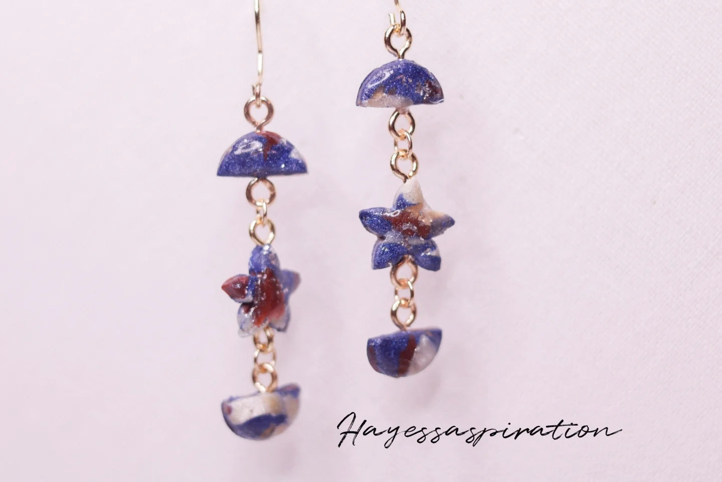 Midnight Constellation Dangle Earrings